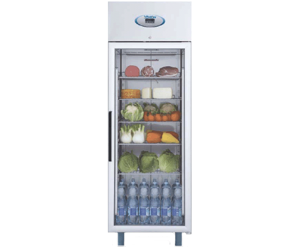 Refrigerated cabinet 700 l. glass door, Dexion izd. Foster