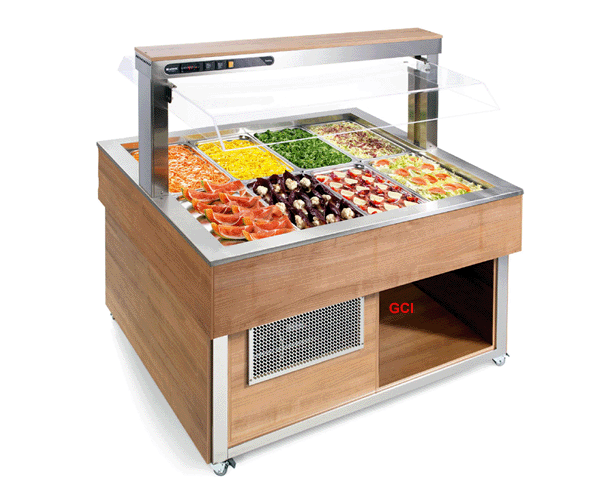 Salad bar Afinox Square 4 GN