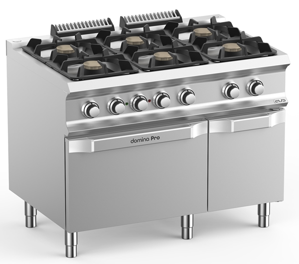 Plinski štedilnik 6 gorilci z el. pečico MBM DOMINA PRO