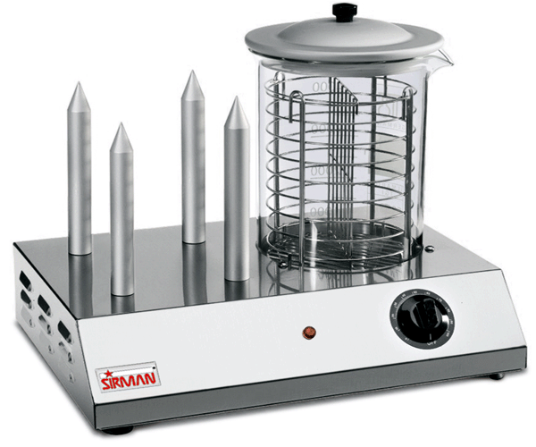 Hot dog kuhalnik s 3 nabodali